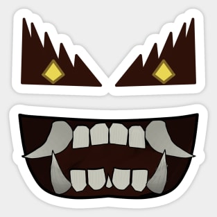 smiling monster Sticker